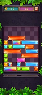 Jewel Slide Drop Block Puzzle