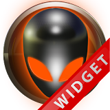 Poweramp Widget Orange Alien icon