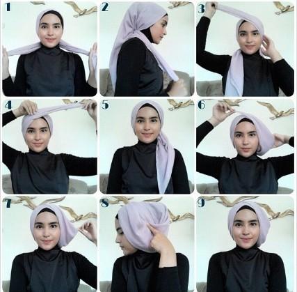 styles of hijab modern