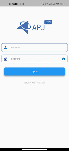 Android application ESS APJ Mobile screenshort