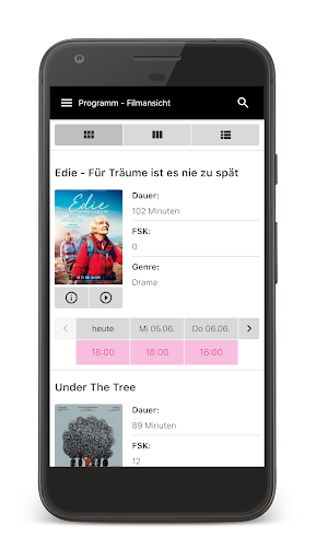 Android application Kamino Reutlingen screenshort