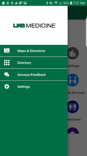 UAB Medicine Wayfinder Screen 2