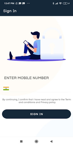 Android application TMS Indore screenshort