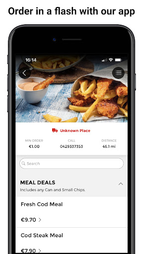 Android application Tony's Grill screenshort