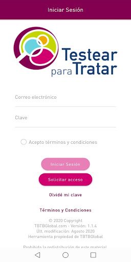 Testear para Tratar Screen 2