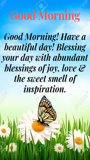 Android application Good Morning Blessings screenshort