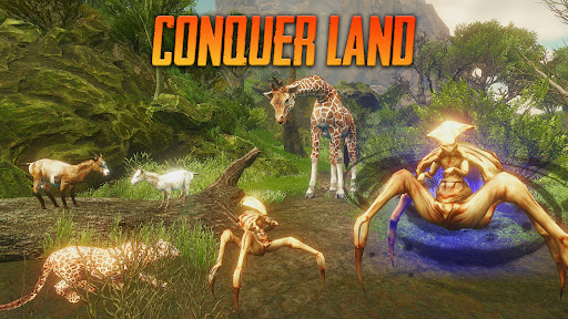 Android application Mutant Spider Jungle Hunt screenshort