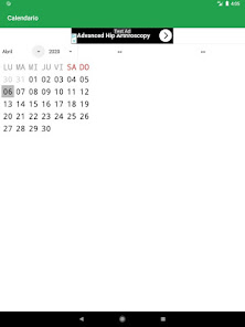 Captura 24 Calendario - Meses y semanas d android