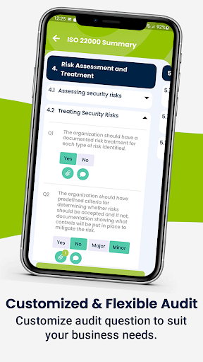 Nifty ISO 22000 Audit Screen 3
