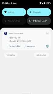 Regen-Alarm (Rain Alarm) Screenshot