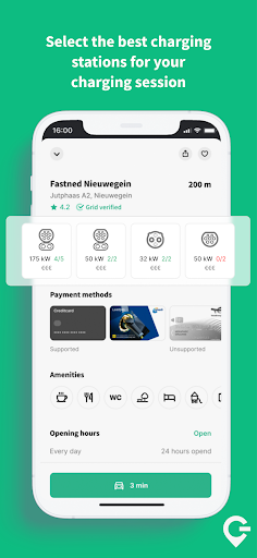 GRID - Charging stations & gas Screenshot 4 - AppWisp.com