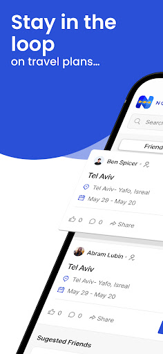 Android application Nomadago: Your Travel Network screenshort