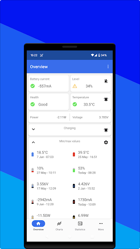 Bamowi - Battery Temperature Screen 2