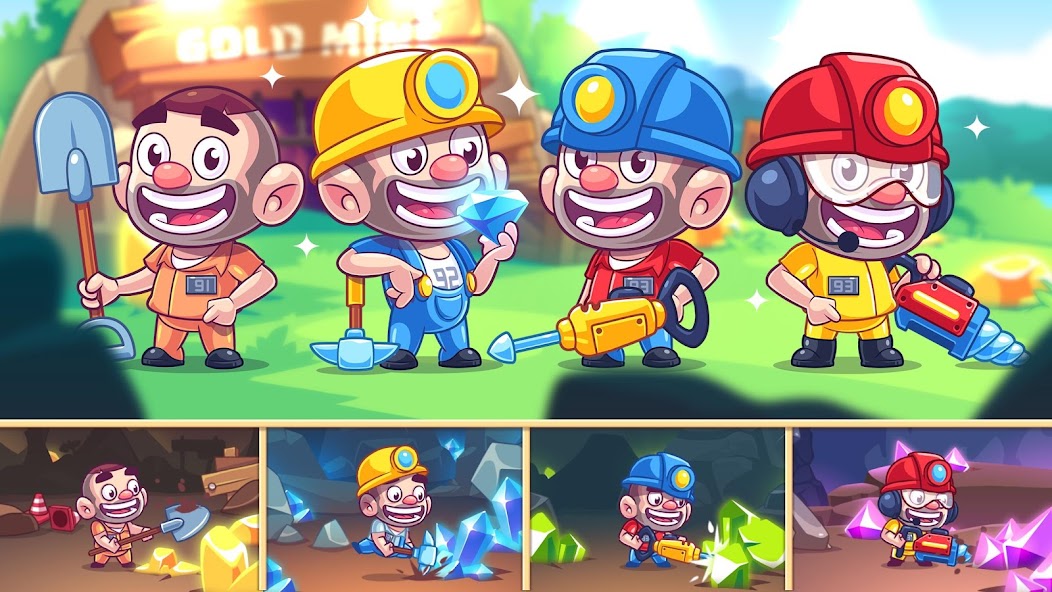 Idle Prisoner  Inc - Mine & Crafting Building 1.5.4 APK + Мод (Unlimited money) за Android