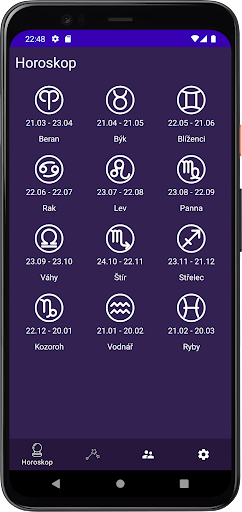 Android application Horoscope and Numerology screenshort