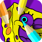 Cover Image of Download patrick sponge coloring 1.2 APK