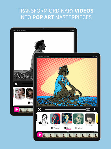 Toonita Video: Pop Art Filters Screenshot