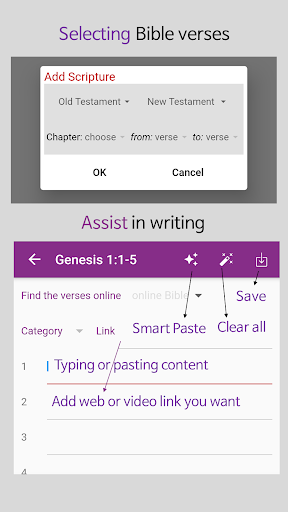 Bible Memory Note : Words on H Screen 3