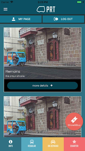 Android application PRT - Packet Rapid Transit screenshort