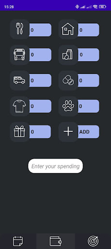 Android application SAVECOIN screenshort