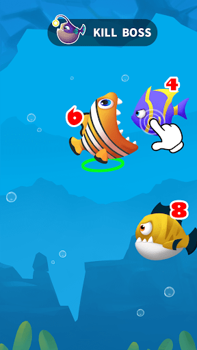 Android application Fish Evolution screenshort