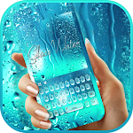 Cover Image of Download Blue Glass Water Theme  APK