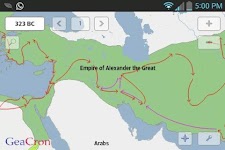 screenshot of GeaCron History Maps