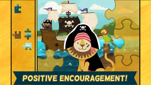 Screenshot of Pirate Preschool Puzzle Game