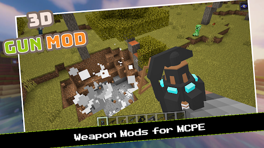 Screenshot 5 Actual gun mod for MCPE android