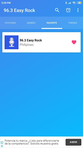 Android application 96.3 FM Manila Rock philippins screenshort