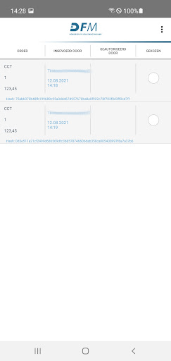 DFM e-Sign Screen 3