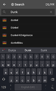 dict.cc+ dictionary Ekran görüntüsü