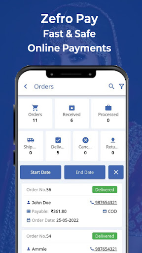 Zefrokart Partner App Screen 3