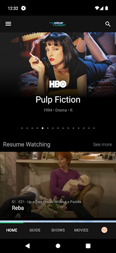 Screenshot of GEUS Fusion TV