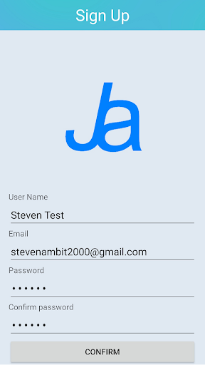 JA Notify Screen 3