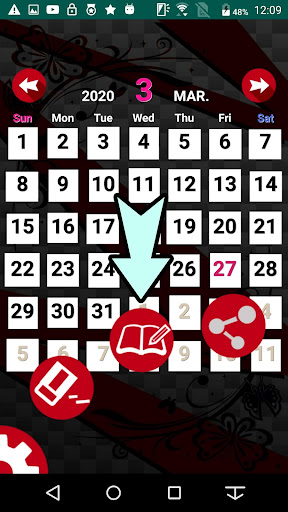 shift-work schedule Screen 2