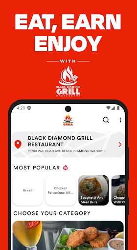 Android application Black Diamond Grill screenshort
