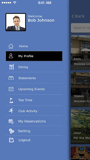 Android application Waialae Country Club screenshort