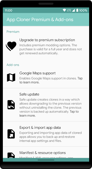 App Cloner Premium & Add-ons 2.15.1 APK + Mod (Unlimited money) untuk android