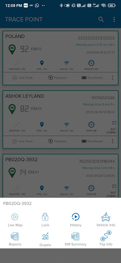 Trace Point GPS Screen 3