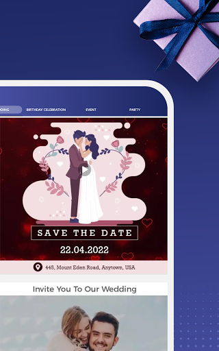 Screenshot Video Invitation Maker
