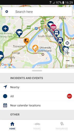 Android application QLDTraffic screenshort