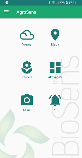 Android application AgroSens screenshort