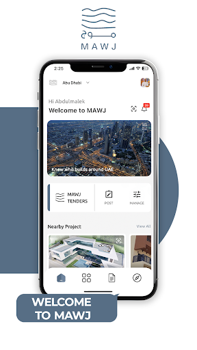 Android application Mawj Platform screenshort