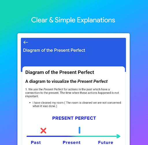 Screenshot of English Grammar: Learn & Test