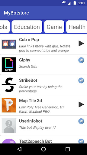 My Telegram Bots store