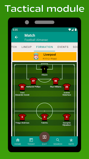 Football results - Almanac Screen 2
