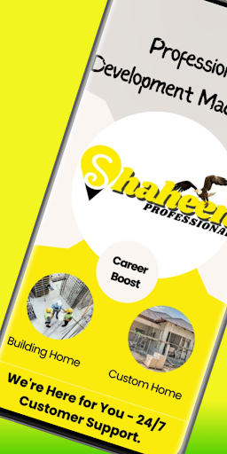 Android application Shaheen Professional screenshort