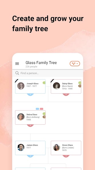 MyHeritage: شجرة العائلة & DNA‏ 6.6.15 APK + Mod (Unlimited money) إلى عن على ذكري المظهر