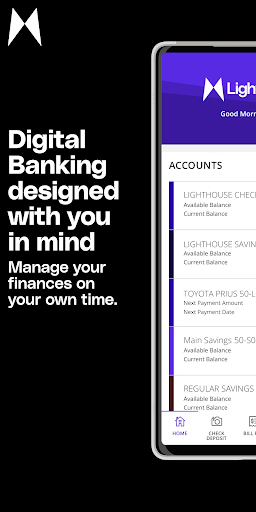 Android application Lighthouse Credit Union screenshort